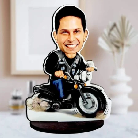 Personalized Biker Caricature Standee